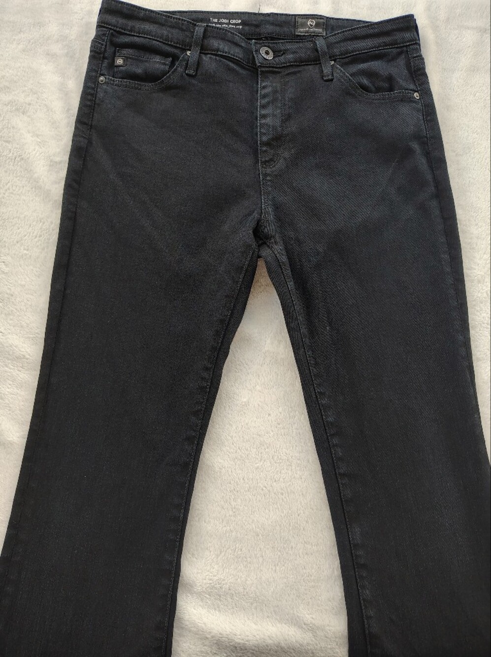 Ag Adriano Goldschmied Women Slim Straight Jeans in Black Wash